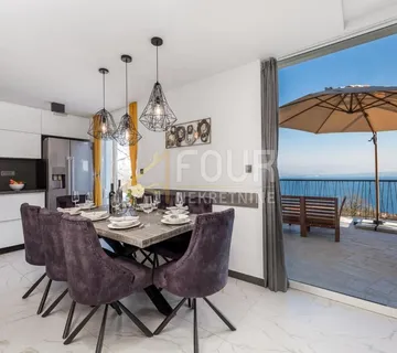 Opatija, Poljane, luksuzna kuća s bazenom, pogled na more - Poljane, Opatija