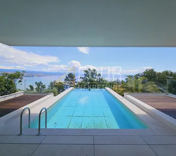 Opatija, novogradnja, 238.01m2, dvoetažni 4s+db, bazen i okućnica