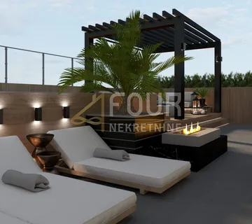 Opatija, Volosko, luksuzan penthouse, 178.98m2, 3s+db, pogled na more - cover