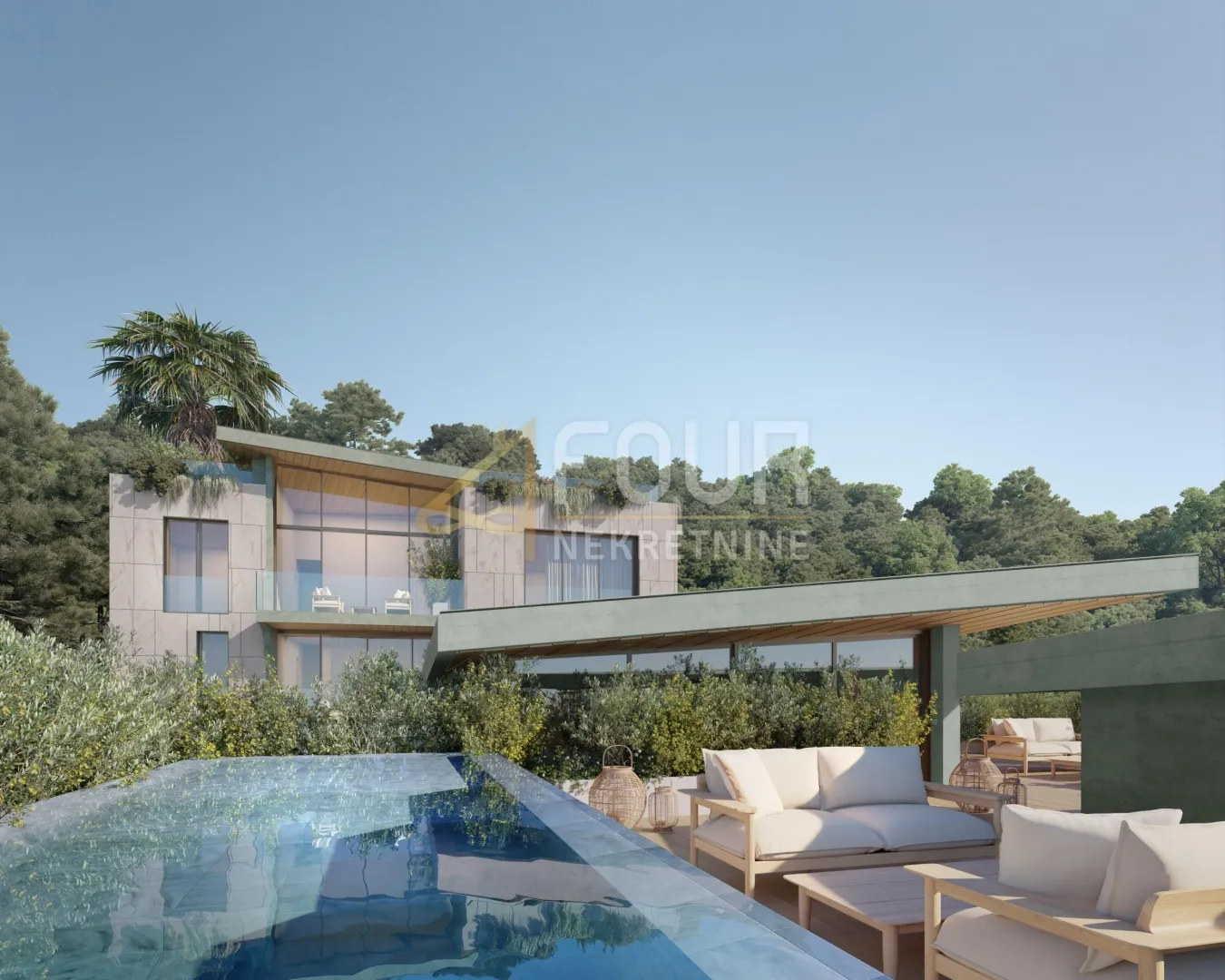 Opatija, Ičići, novogradnja, 2s+db, pogled na more - cover