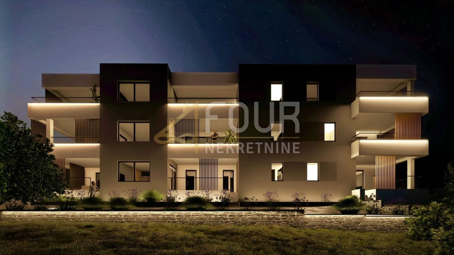 Dalmacija, Vodice, moderna novogradnja, 3s+db - cover