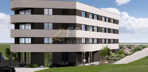 Istra, Poreč - okolica, novogradnja, 2s+db, 67.57m2, lođa, pogled na more - cover