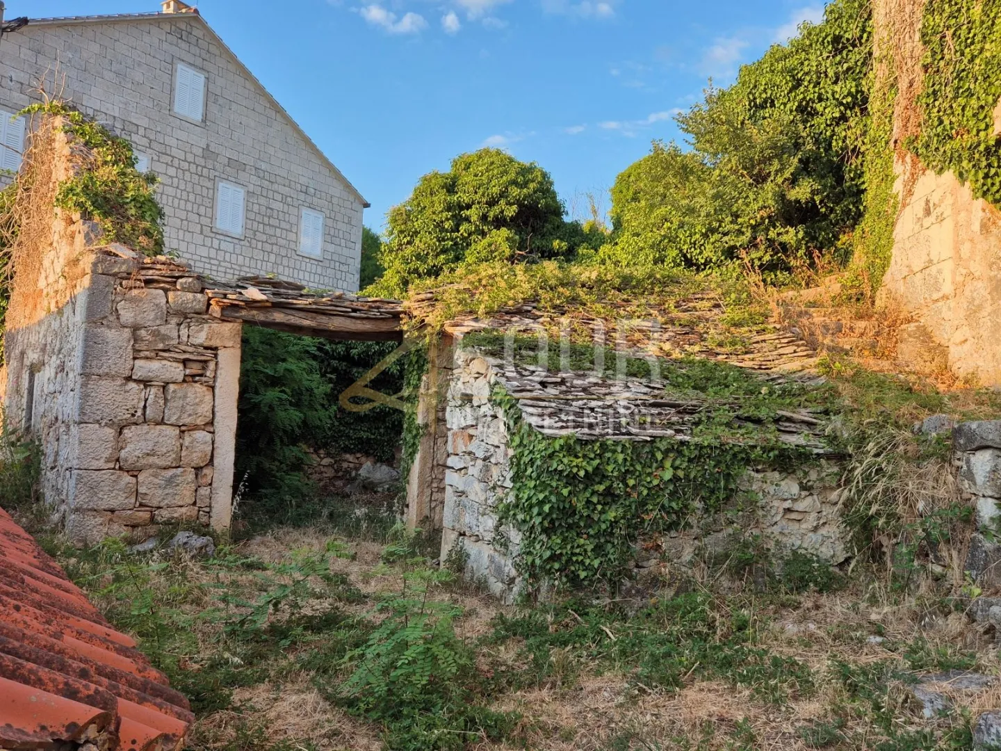 Otok Brač, Nerežišće, stara kamena kuća 106m2 - cover