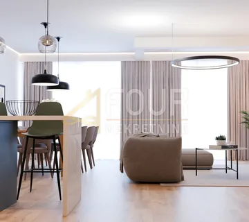 Kastav, Rubeši, kuća u nizu, novogradnja, pogled na more - cover