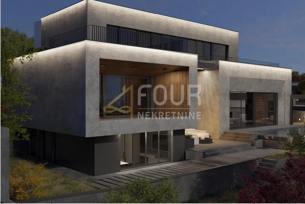 Opatija, projekt - moderna vila s bazenom i pogledom na more - cover