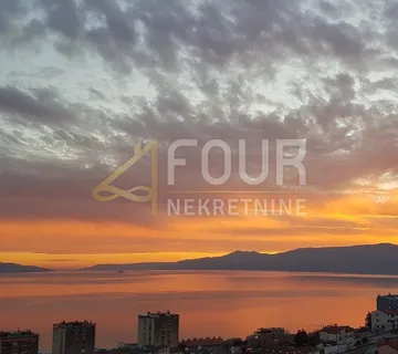 Rijeka, Turnić, stan 1s+db, 52.97m2, balkon, pogled na more - cover