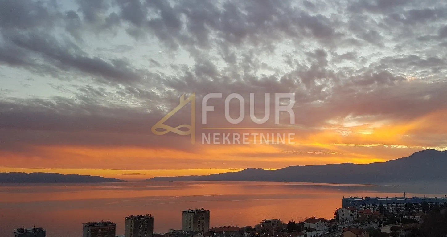 Rijeka, Turnić, stan 1s+db, 52.97m2, balkon, pogled na more - cover