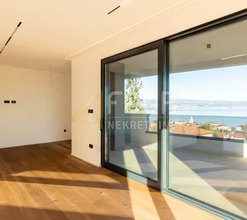 Lovran, novogradnja, 75.88m2, 2s+db, terasa, okućnica, pogled na more - cover