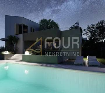 Otok Krk, Malinska - okolica, samostojeća kuća s bazenom - cover