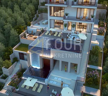 Opatija - Veprinac, zemljište 1.686m2 za luksuznu vilu s bazenom - cover