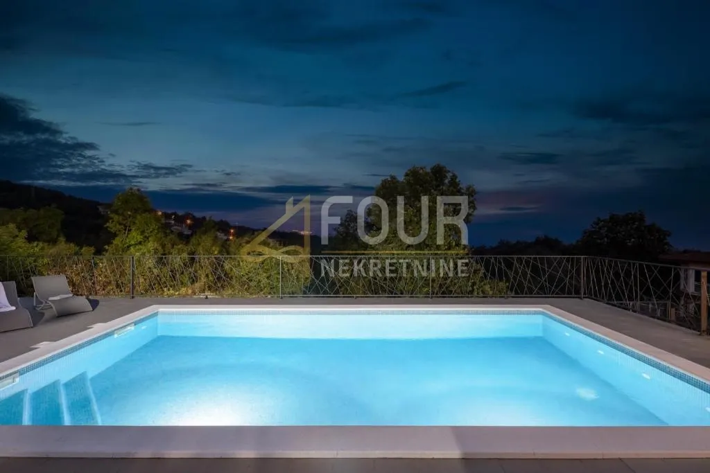 Opatija, Poljane, vila s bazenom i panoramskim pogledom na more - cover