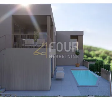 Kostrena, kvalitetna novogradnja, 166.46m2, dvoetažni 3s+db, bazen - cover