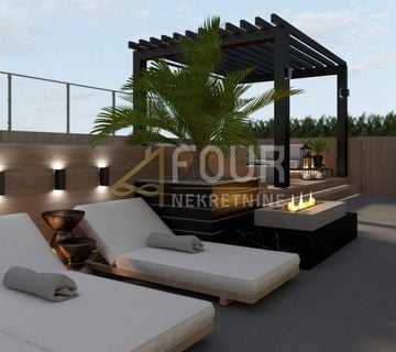 Opatija, Volosko, luksuzan penthouse, 178.98m2, 3s+db, pogled na more - cover