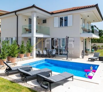 Otok Krk, Malinska - okolica, novogradnja, vila s bazenom, jacuzzi - cover