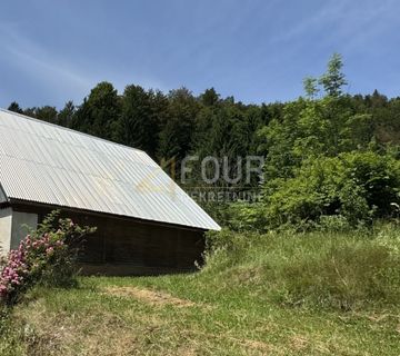 Gorski kotar, Čabar - okolina, kuća i gospodarski objekt, velika okućnica - cover