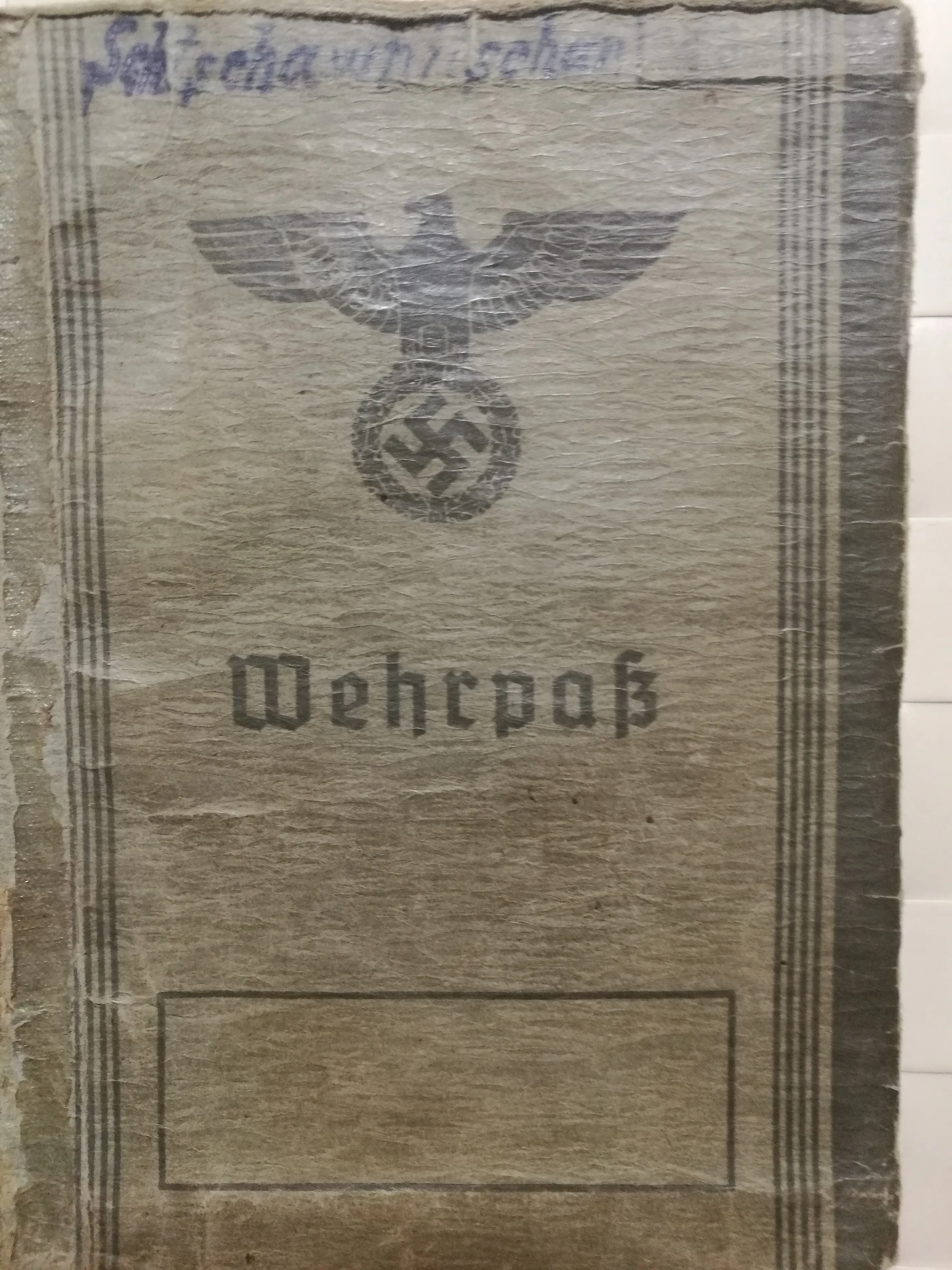 Wehrmacht vojna knjižica 1942-1945 WW2 - cover