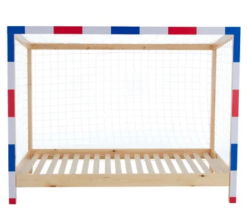 MONTESSORI KREVET 90X200, FUTAL – crveni-bijeli-plavi - Gornja Vrba