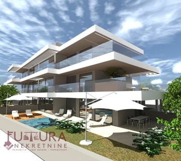 ZADAR - PRIVLAKA, APARTMAN 137,61 M2 PRODAJA, VRT, NOVO, BAZEN, LOKACIJA!!! - cover