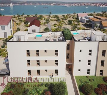 ZADAR - SUKOŠAN, APARTMAN 120,80 M2, PRODAJA, KROVNA TERASA, POGLED, LOKACIJA!!! - cover