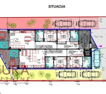 PAG - MANDRE, APARTMAN 154,06 M2, PRODAJA, 1 RED, POGLED, NOVO, VRT!!! - cover