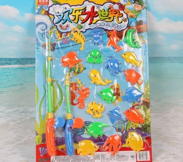 Magnetni dječji set za pecanje - 20 riba - cover