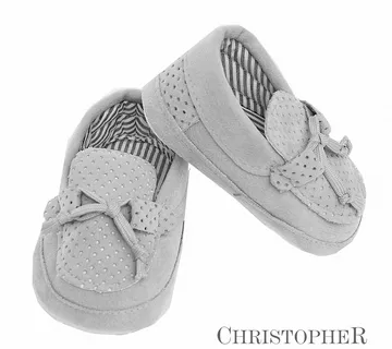 Mokasine za bebe 6628 sive - cover