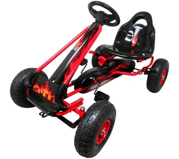 Dječji karting G3 na pedale vatreni - cover