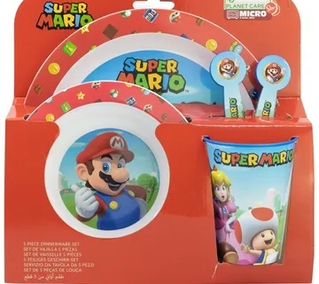 Pribor za jelo Super Mario 5kom - cover