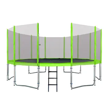 Trampolin 16FT 487cm - zeleni - cover
