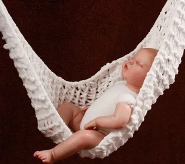 Viseća mreža za bebe - za prve fotografije - cover