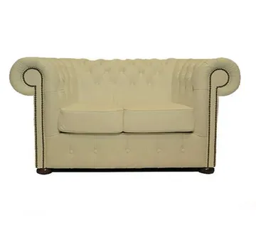 Chesterfield Dvosjed Class Leather | 2-sjedišta | Vanilla - cover