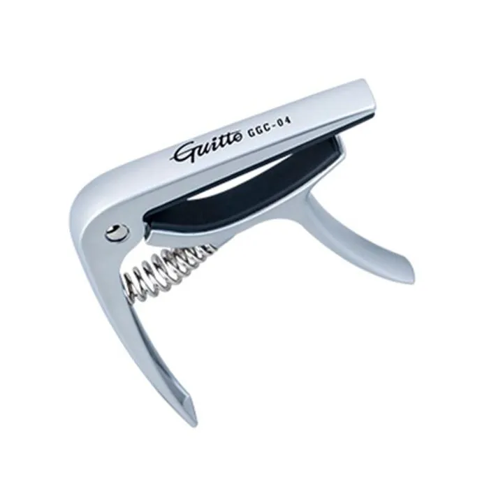 GUITTO GGC-04 SILVER CLASSICAL KAPODASTER - cover