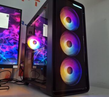 GAMING PC  I5 | 16GB | RX550 4GB | 24" zakrivljeni | SSD | R1 - cover