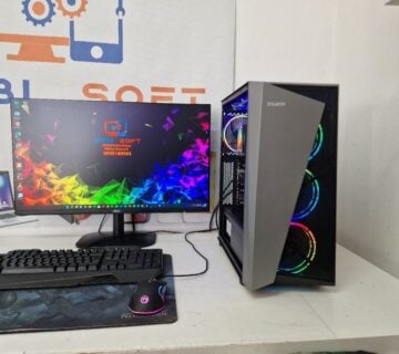 GAMING PC  Intel i5 | 16GB | RX550 4GB | Monitor | SSD | Win 11 - cover