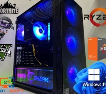 GAMING PC  Ryzen 7 5700X | 16GB DDR4 | RX6600 8GB | SSD | R1 - cover