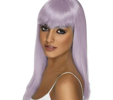 Dugačka lila perika - cover