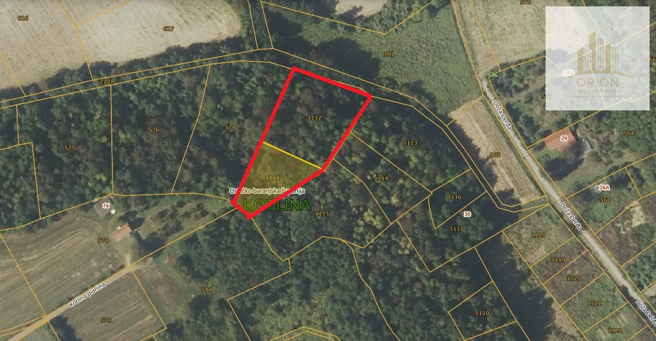 KOTLINA, PRODAJA ŠUMA + VOĆNJAK ukupne površine 3601 m2, PRILIKA! - cover