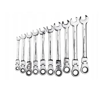 Zglobni kombinirani ključevi s račnom, 8 - 19 mm - cover