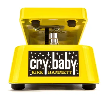 Dunlop Kh95y Kirk Hammett Cry Baby Wah Yellow Sparkle Edition - Zagreb