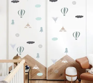 Zidna naljepnica Air balloon - cover