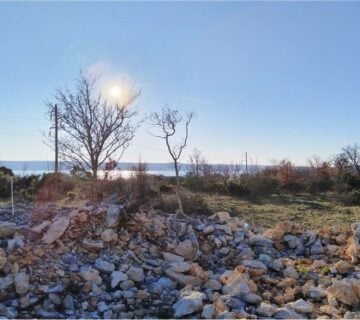 Građevinsko zemljište, Maslenica, 407 m2 - pogled na more - cover