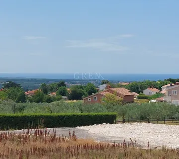 Dvojna kuća u izgradnji sa pogledom na more, Kaštelir, 165 m2 - cover