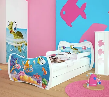 Drveni dječji krevet Dream s ladicom – 140*70 - cover