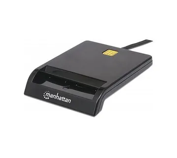 Card reader MANHATTAN za Smart kartice Chip - USB 2.0 - cover