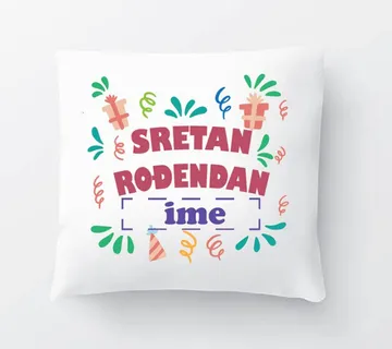 Jastučić SRETAN ROĐENDAN 2 - cover