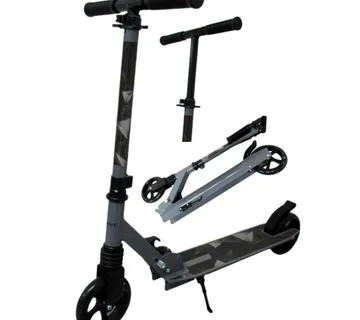 Veliki skuter H10 CRNI Sklopivi R-Sport kotači 145 mm do 100 kg - cover