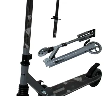 Veliki skuter H10 SIVI Sklopivi R-Sport kotači 145 mm do 100 kg - cover