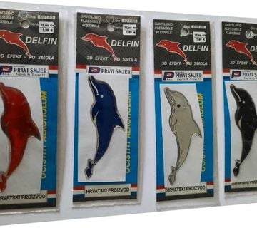 3D Naljepnica delfin  - cover