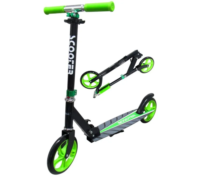 Romobil H4 crno - zeleni - cover