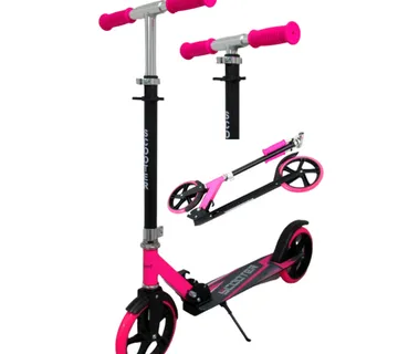 Veliki romobil H5 PINK sklopivi R-Sport kotači 200 mm do 100 kg - cover